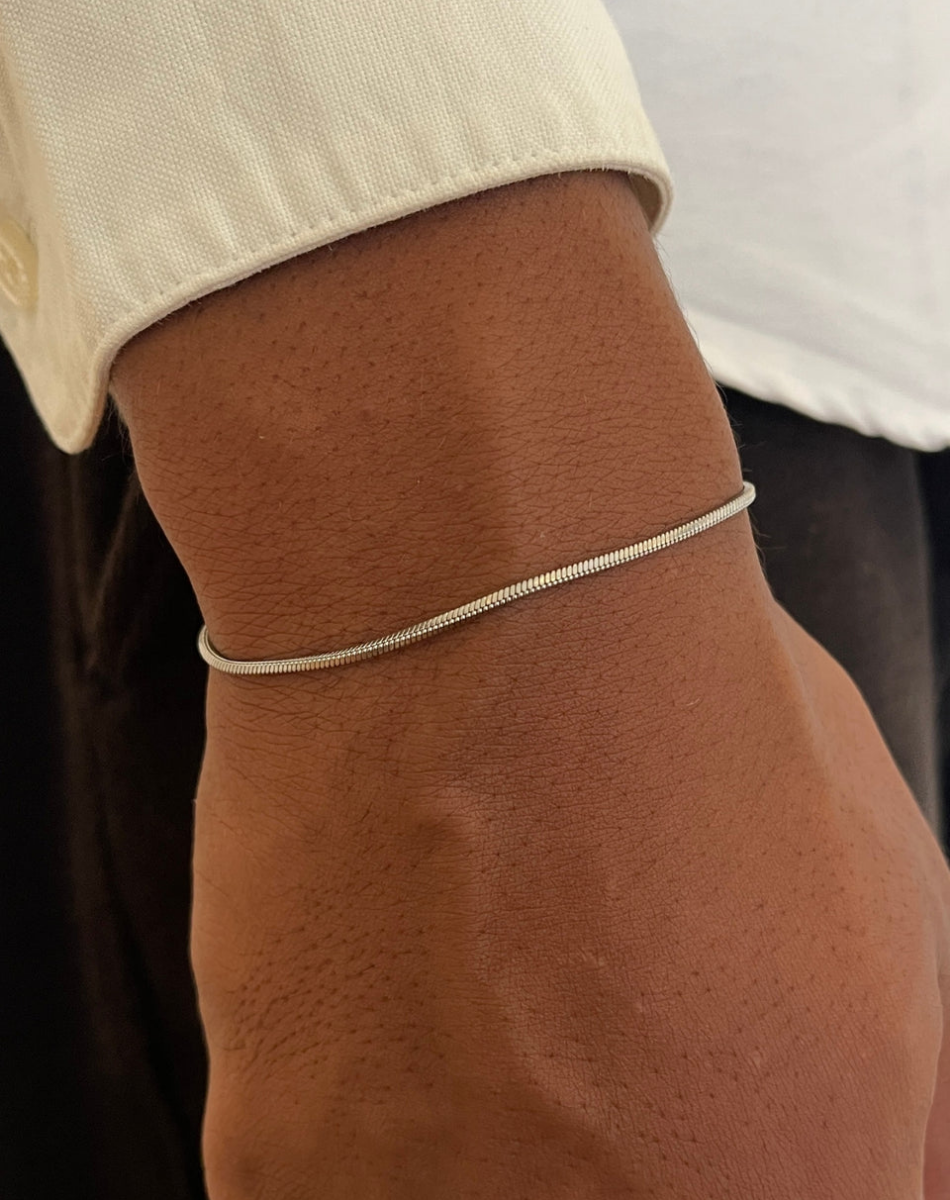 SQUARE CHAIN BRACELET | SILVER
