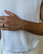 SQUARE CHAIN BRACELET | SILVER