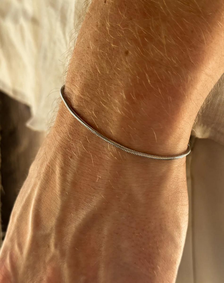 SQUARE CHAIN BRACELET | SILVER