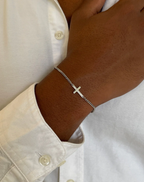 CROSS BRACELET | SILVER