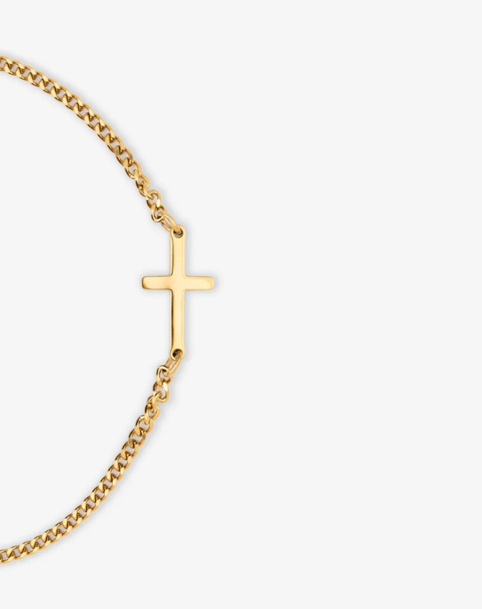 CROSS BRACELET | GOLD