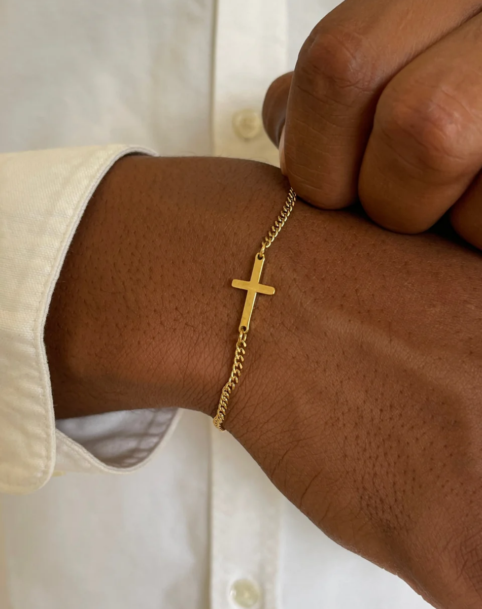 CROSS BRACELET | GOLD