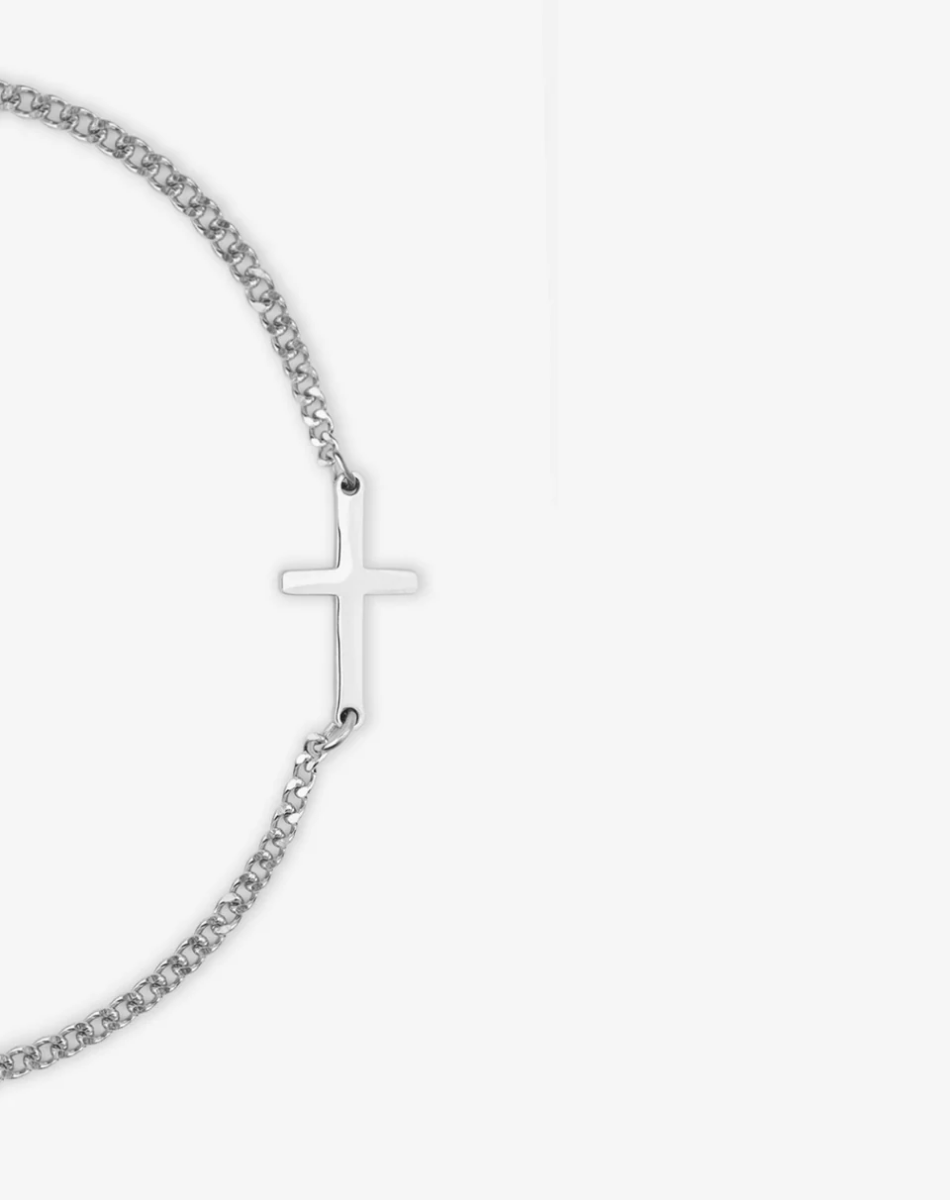 CROSS BRACELET | SILVER