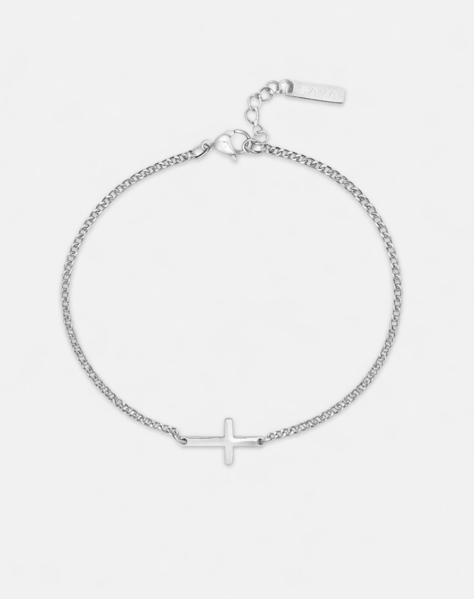 CROSS BRACELET | SILVER